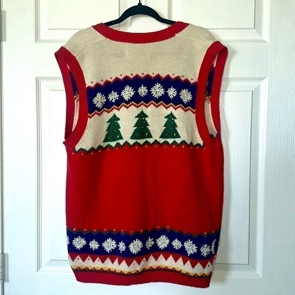 Marisa Christina Sweater Womens 1X Small Scottie Dog 1995 Hand Knit - Picture 5 of 5